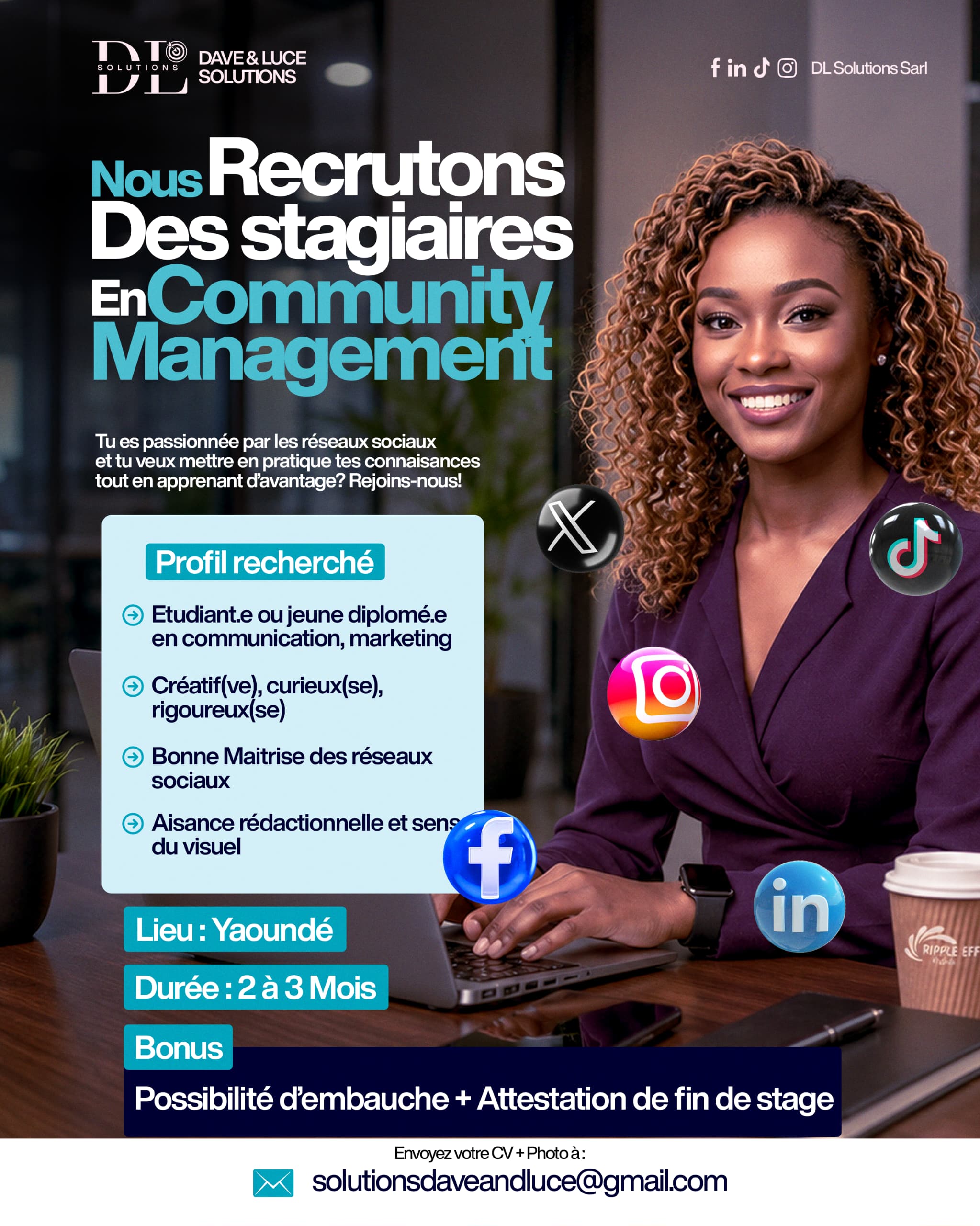 RECRUTEMENT D'UN COMMUNITY MANAGER