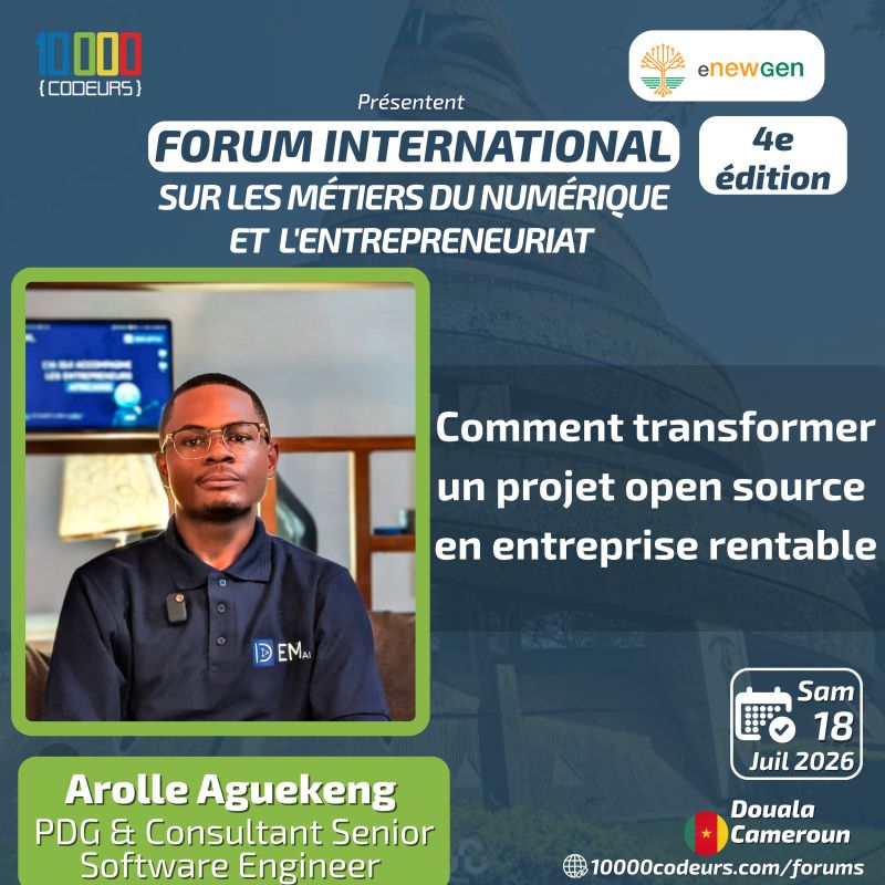 4ᵉ Forum International sur les Métiers du Numérique et l’Entrepreneuriat Douala
